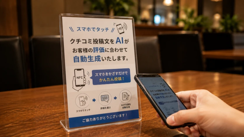 クチコミをAIが自動生成